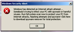 Windows System Security Alert
